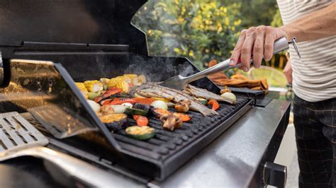 cooking on a gas bbq for the first time
